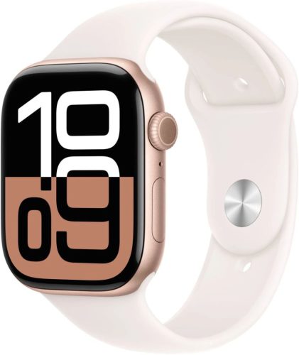 Apple Watch S10 Cellular 42mm Rose Gold Alu Case with Light Blush Sport Band M/L