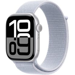   Apple Watch S10 GPS 42mm Silver Alu Case with Blue Cloud Sport Loop