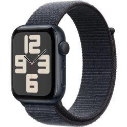   Apple Watch SE2 v3 GPS 44mm Midnight Alu Case with Ink Sport Loop