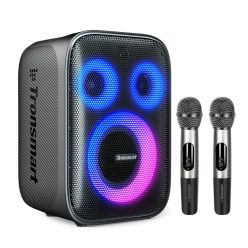   Tronsmart Halo 200 Bluetooth Karaoke Party Speaker with 2-Mic Black