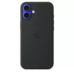 Apple iPhone 16 Plus Silicone Case with MagSafe Black