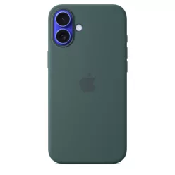   Apple iPhone 16 Plus Silicone Case with MagSafe Lake Green (Seasonal)