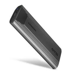   AXAGON EEM2-GTS2 USB-C 10Gbps M.2 NVMe & SATA SSD THIN SCREWLESS box