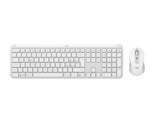 Logitech MK950 Signature Slim Wireless Bluetooth Keyboard Combo Off White US