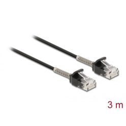 DeLock CAT6A U-UTP Patch Cable 3m Black