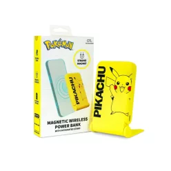   OTL Technologies Pokémon Pikachu 5000mAh Magnetic Wireless PowerBank Yellow
