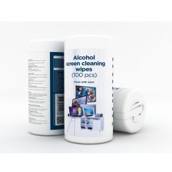 Gembird CK-AWW100-01 Alcohol Screen Cleaning Wipes (100 pcs)