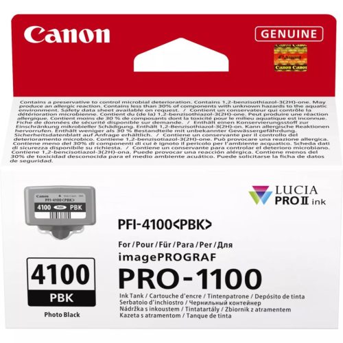 Canon PFI-4100 Photo Black tintapatron