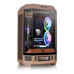   Thermaltake The Tower 300 Micro Tower Chassis Tempered Glass Gravel Sand