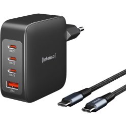 Intenso W140A3C GaN adapter + C520C cable Black