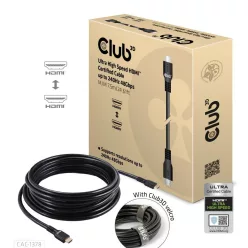   Club3D Ultra High Speed HDMI up to 240Hz 48Gbps Certified Cable M/M 7,5m Black