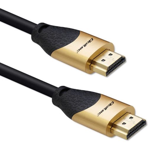 Qoltec HDMI to HDMI v2.1 Ultra High Speed 8K/60Hz Gold Cable 5m Black