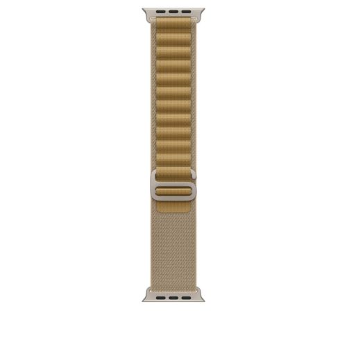 Apple Watch 49mm Loop Tan-Natural Titanium Medium