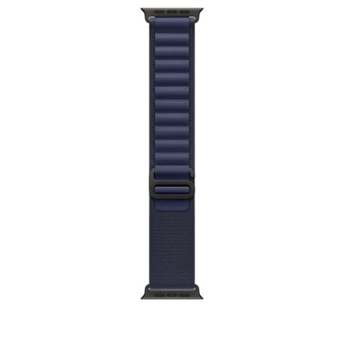 Apple Watch 49mm Alpine Loop Navy Black Titanium Finish Medium