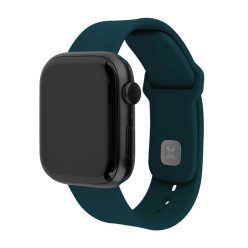   FIXED szilikon sportos óraszíj Apple Watch 38/40/41mm-es okosórákhoz, sötét zöld