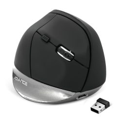 Advance Vertical Plus Wireless Mouse Black