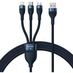   Baseus Flash series 3in1 USB Cable USB-C / micro USB / Lightning 100W 1,2m Blue