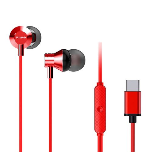 Aiwa ESTM-50USB-C/RD In-Ear Headphone Red