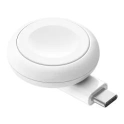 Belkin BoostCharge Portable USB-C Apple Watch Charger White