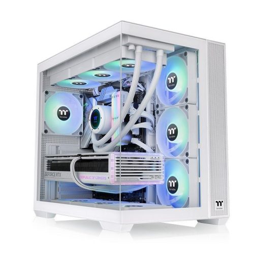 Thermaltake View 380 ARGB Tempered Glass Snow White