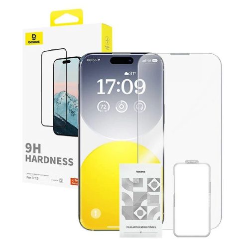 Baseus Diamond iPhone 15 edzett üvegfólia