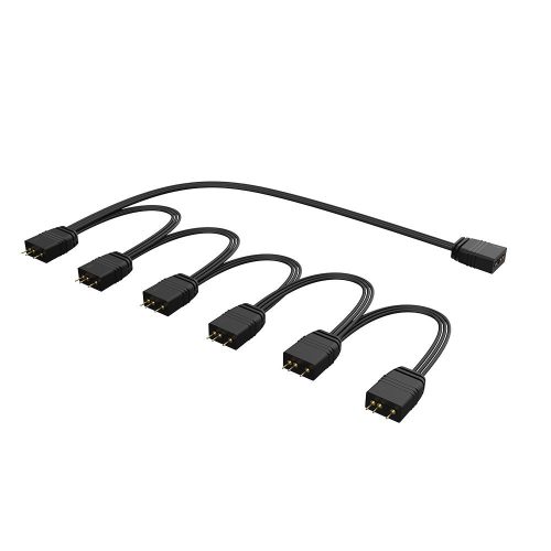 Akasa 1-to-6 aRGB Splitter Cable