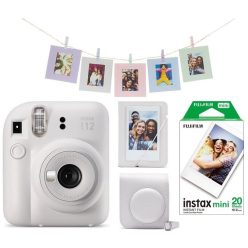 Fujifilm Instax Mini 12 Clay White Csomag