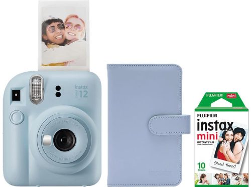 Fujifilm Instax Mini 12 Bundle Kit Pastel Blue