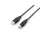 EQuip USB-A 2.0 to USB-B cable 3m Black