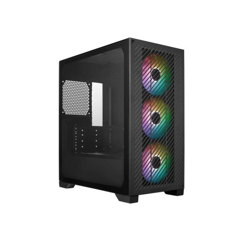 Cooler Master Elite 301 Tempered Glass Black