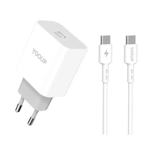 YOOUP NC60-C 20W USB-C cable 1m White