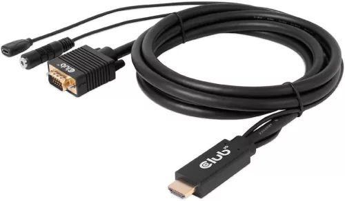 Club3D HDMI to VGA Cable 2m Black