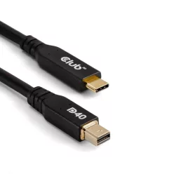   Club3D USB Type-C to MiniDisplayPort Bi-Directional Cable 2m Black