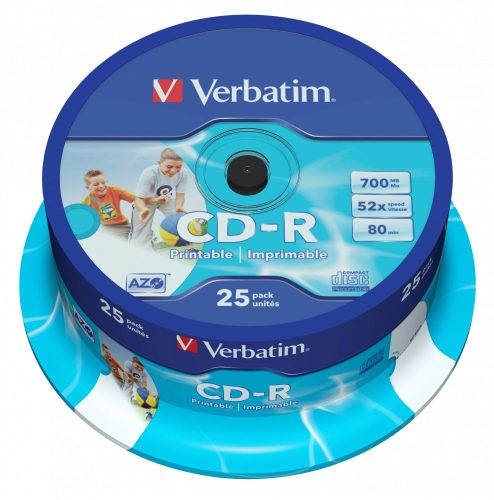 Verbatim CD-R 80 52x 25db/henger (25-ös címke)