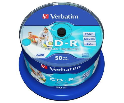 Verbatim CD-R 80 52x 50db/henger (50-ös címke)