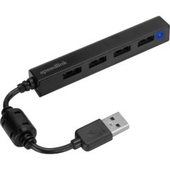 Speedlink Snappy Slim 4-Port USB HUB Black