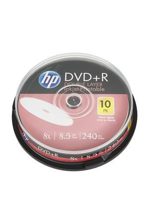 HP DVD+R 8,5Gb 8x Hengeres 10db/csomag (10-es címke)