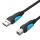 Vention USB-A 2.0 -> USB-B 2.0 Cable 8m Black