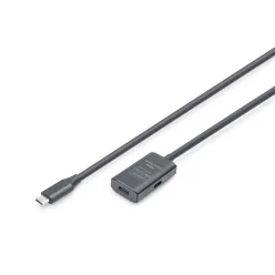   Digitus Active USB 3.2 Gen1 5G extension cable USB-C - USB-C 5m Black