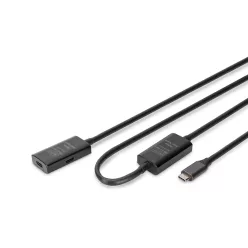   Digitus Active USB 3.2 Gen1 5G extension cable USB-C - USB-C 10m Black