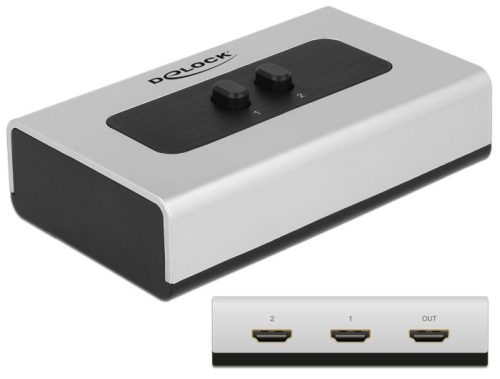 DeLock Switch 4K HDMI 2 port manual bidirectional