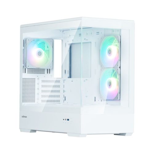 Zalman P30 V2 Tempered Glass White