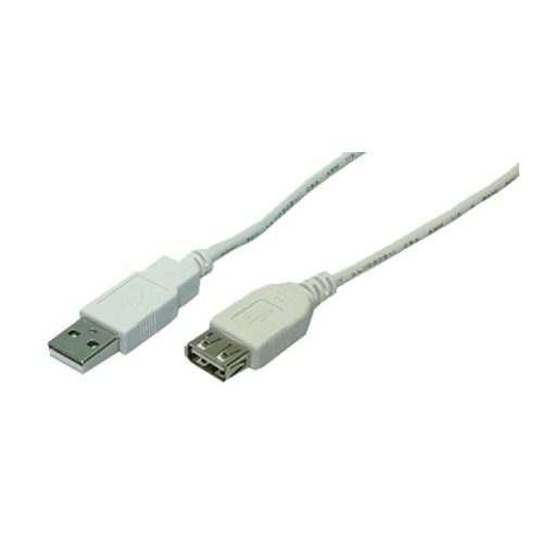 Logilink USB 2.0 cable USB-A/M to USB-A/F 3m Grey