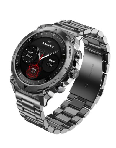 GARETT Atom Smartwatch Silver Steel