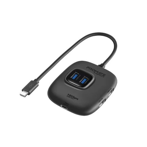 Promate  SnapHub-4 4 Port USB 3.2 HUB Black