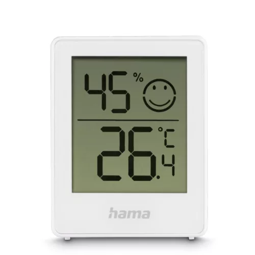 Hama Baros Thermometer and Hygrometer Digital for Indoors Set of 2 Időjárás Állomás White
