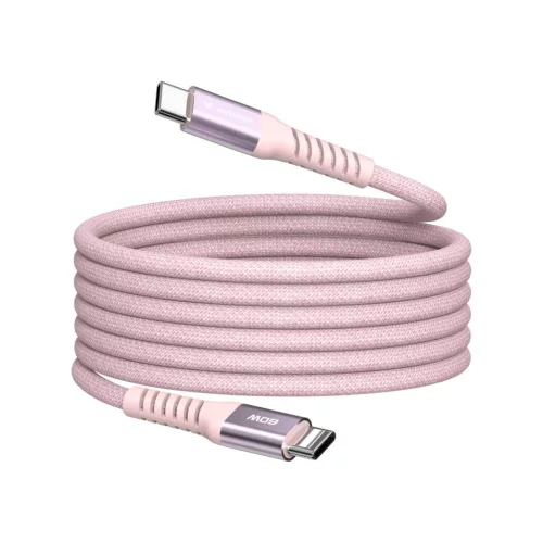 Verbatim Sync&Charge USB-C/USB-C 60W Magnetic cable 1,2m Pink