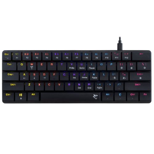White Shark Nagamaki RGB Gaming keyboard Black US