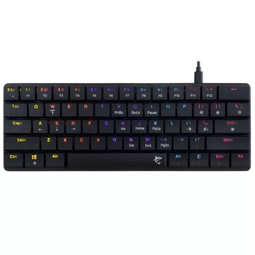 White Shark Nagamaki RGB Gaming keyboard Black US