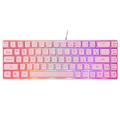 White Shark Ronin RGB Gaming keyboard Pink US